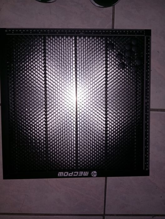 Mesa de corte, máquina laser
