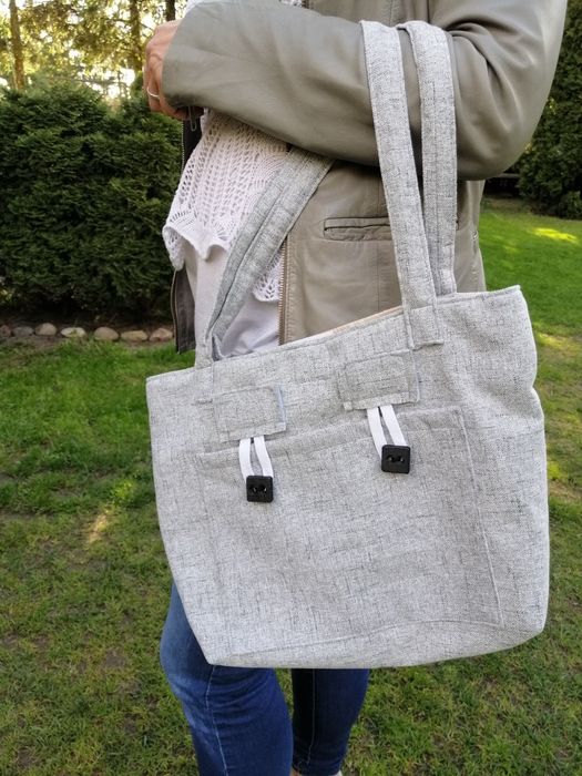 Torebka szyta własnoręcznie