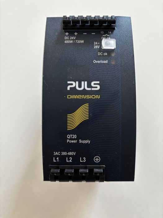 Zaslacz na szyne din V/DC 20A 480 W