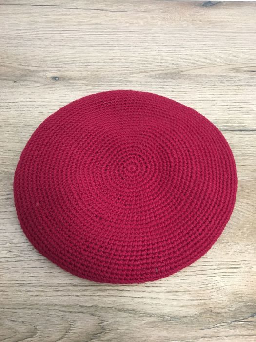 Toczek, czapka, beret ocieplany PRL