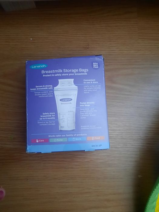 Woreczki na mleko lansinoh