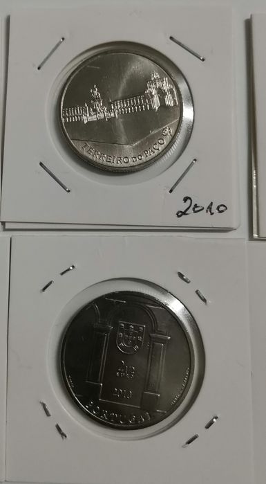 Conjunto das 4 Moedas de 2,5€ - Portugal 2010