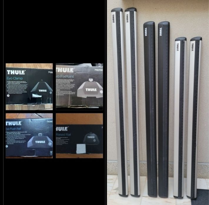 Material thule barras e kits