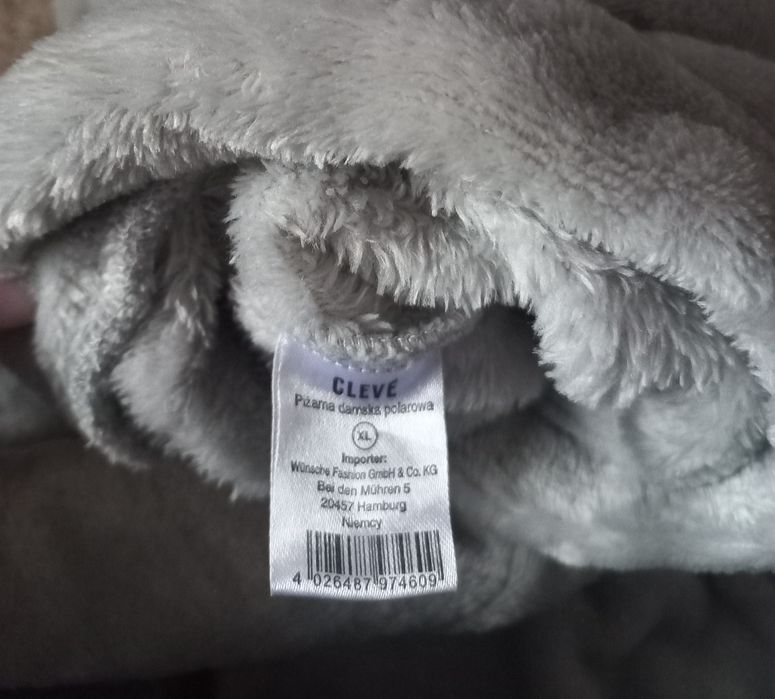 Ciepła piżama polarowa nowa xl