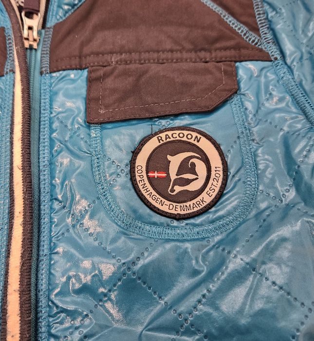 Kurtka Dziecięca Racoon Rozpinana Morski Rozmiar 104/4Y