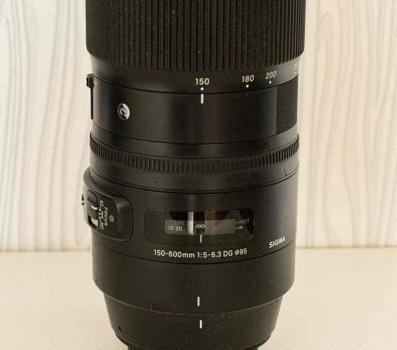 Sigma 150-600, 1:5 - 6.3