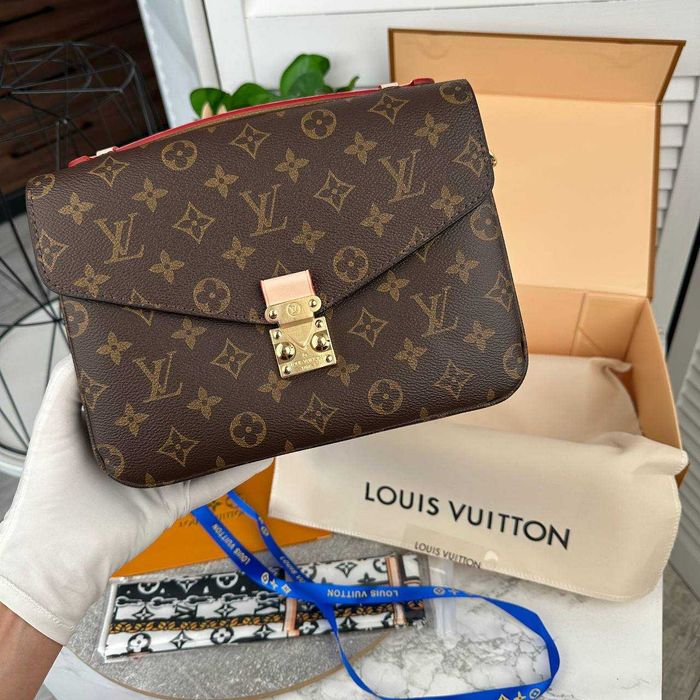 Жіноча сумка Louis Vuitton Pochette Metis Monogram (люкс качество)