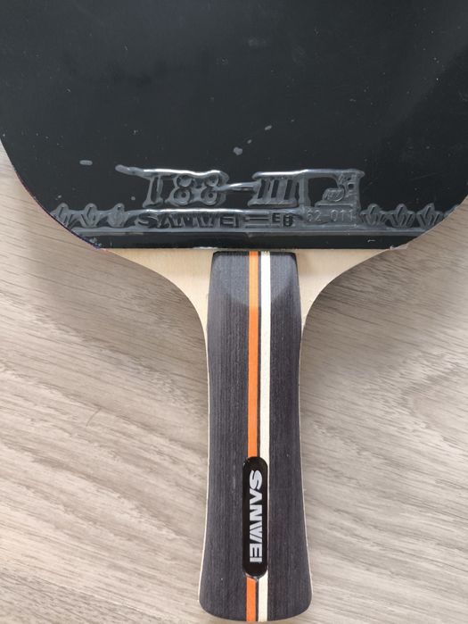 Złożona nowa rakietka Sanwei Tr3 + Sanwei T-88, tenis stołowy