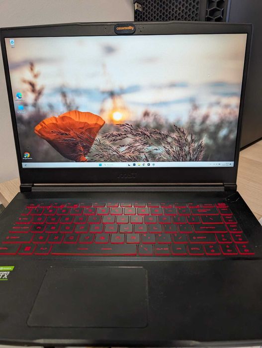 MSI GF63 Thin  40GB RAM, i7-11800H,  512GB SSD, Win 11, RTX3050 4GB