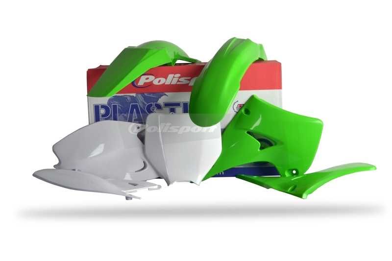 Kit de plasticos Polisport kawasaki KX125 KX250 de 03a08 OEM Color