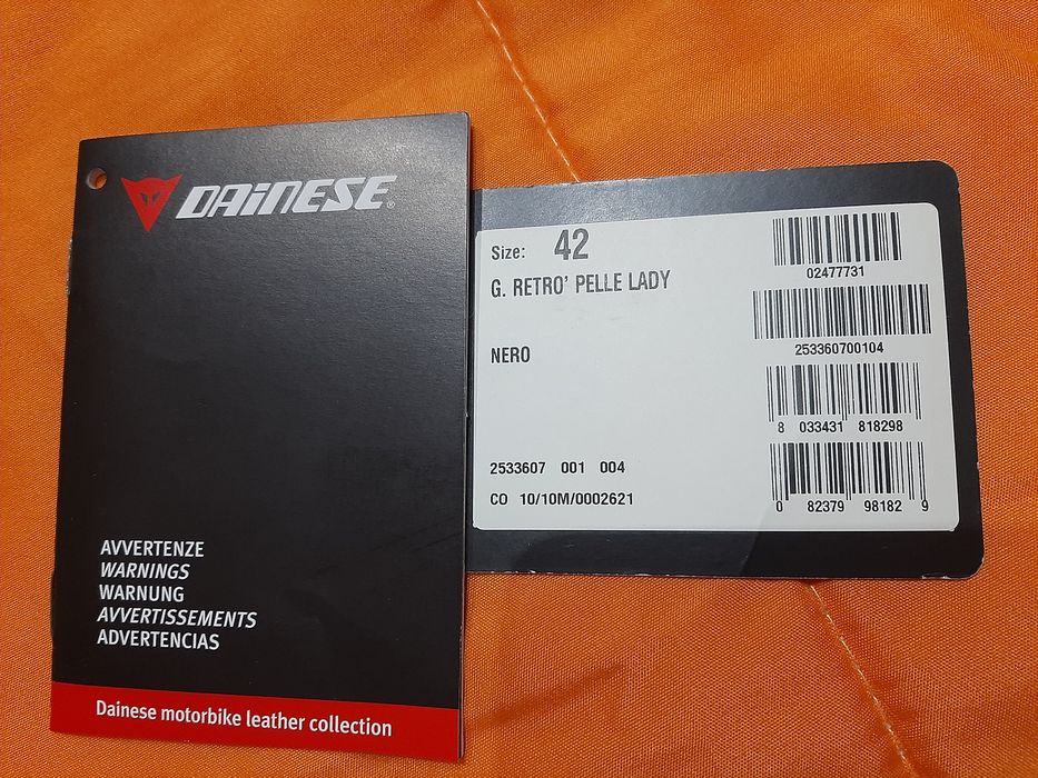 Dainese casaco pele motard senhora 42