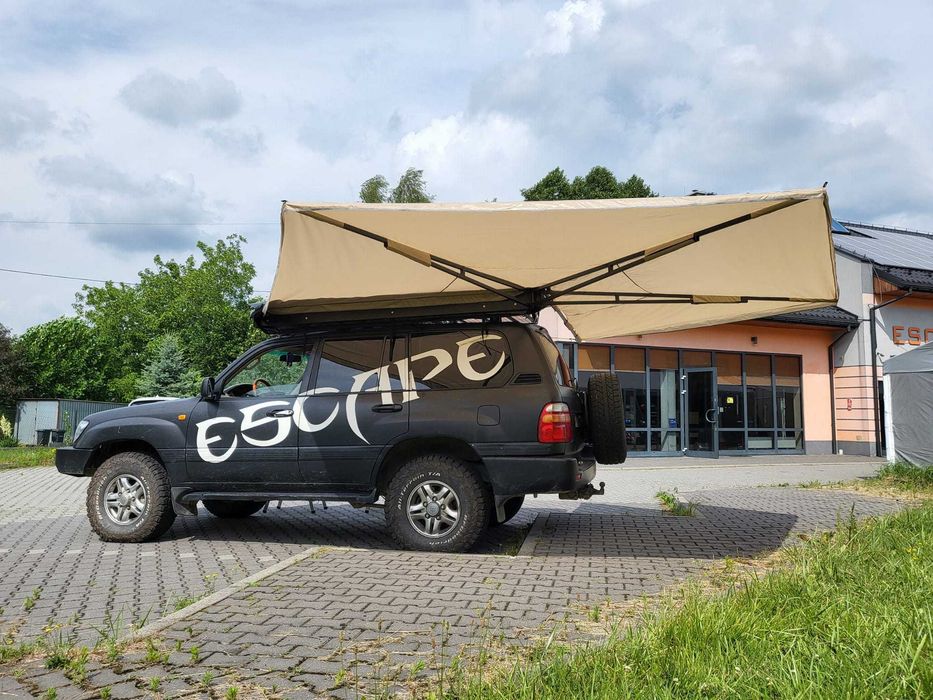 Zadaszenie wyprawowe FOX HD 2m na stronę pasażera zielony