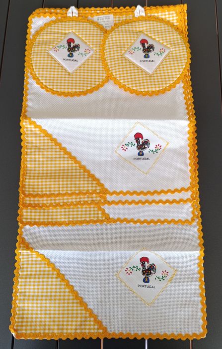 Conjunto toalhas e panos novos