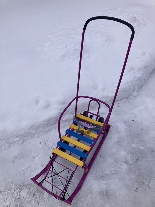 Продам санки з колесами