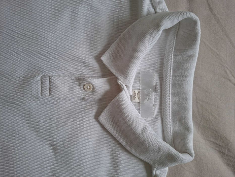 Białe polo Zara r. 164