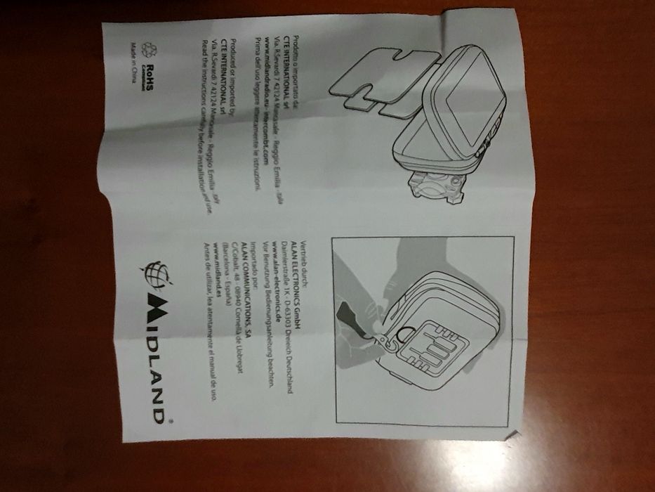 Suporte iphone ou gps de Moto/Bike Midland