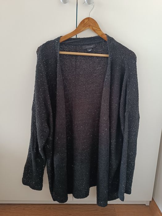 czarny kardigan XL