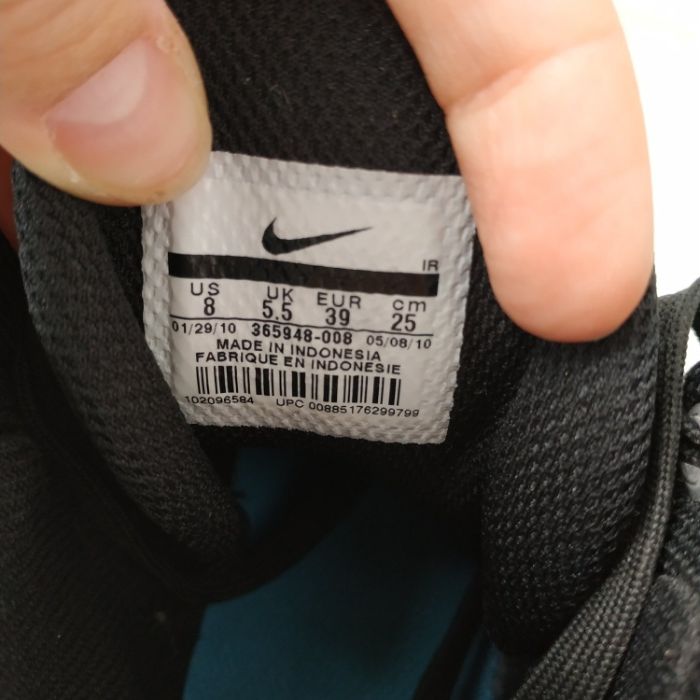 Шкіряні високі кеди Nike 39р. 26 см.