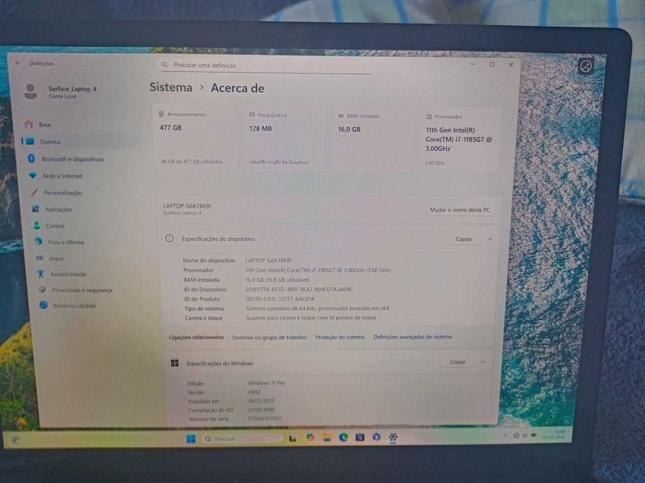 Surface Laptop 4 I7  + Caneta - Promoção