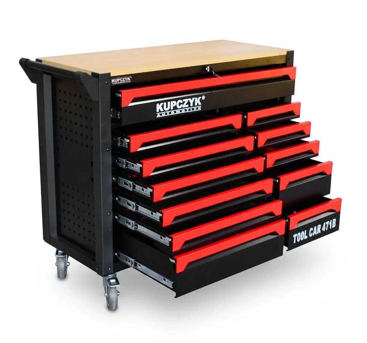 Wózek warsztatowy TOOLCAR 471B SOLO wózek bez wyposażenia 12 Szuflad