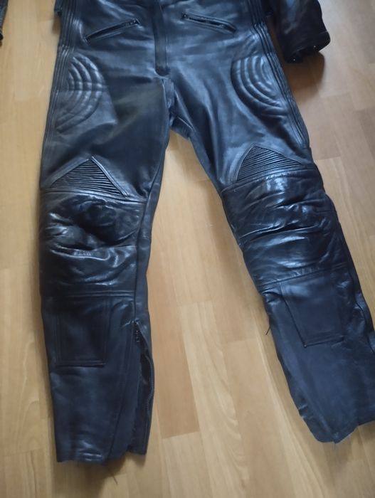Kurtka i spodnie skóra