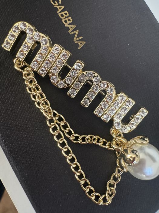 Broszka Miu Miu 5,5x1 cm premium