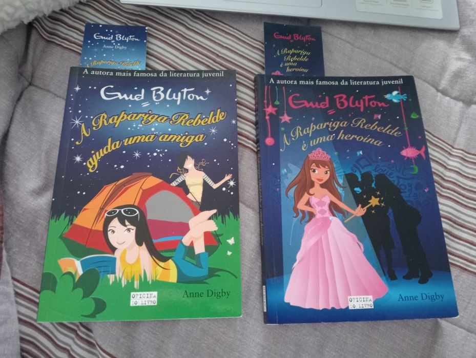 Coleção de livros a rapariga rebelde