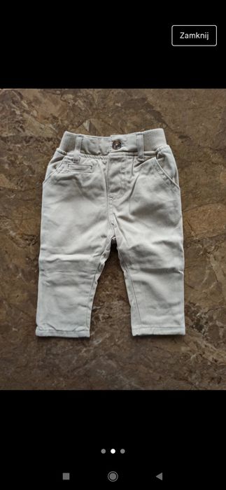 Spodnie chłopięce 68