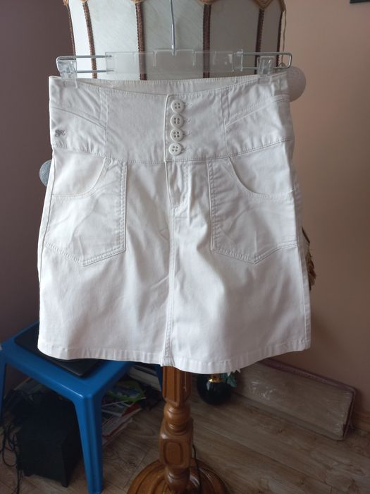 Biała letnia spodnica Vero moda roz.36