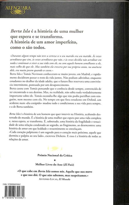 "Berta Isla" de Javier Marías [Novo]