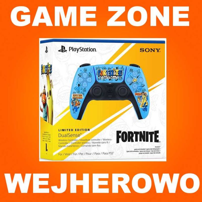 Pad do PS5 DualSense limitowany Fortnite do PS5 = 2 analogi TMR Halla