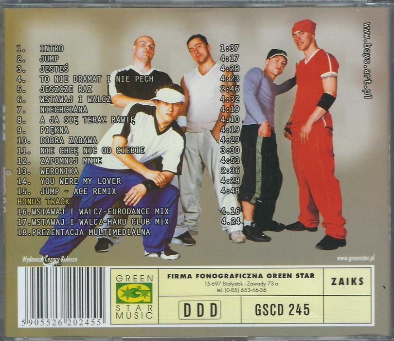 CD Boys - Jumpreza (2003) (Green Star)