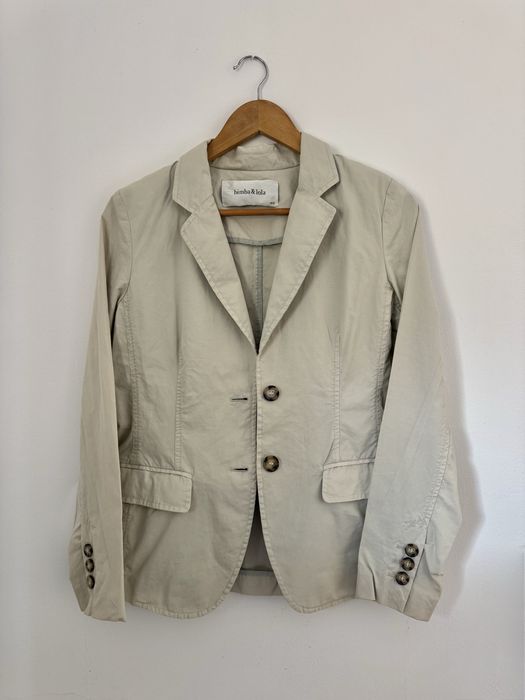 Blazer Bimba y Lola Bege Size 40 Excelente Estado (Made in Portugal)