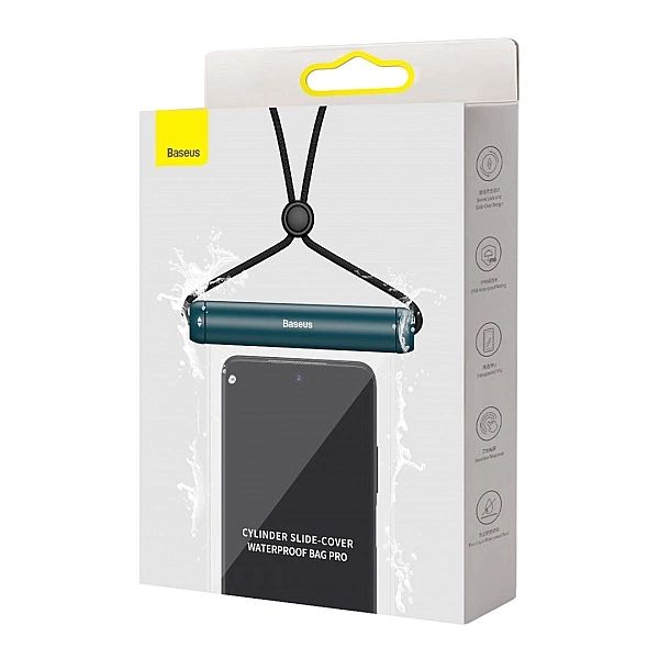 Baseus wodoodporne etui pokrowiec na telefon Slide-cover niebieski (FM