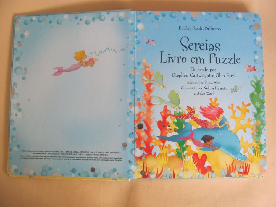 Sereias - Livro em Puzzle