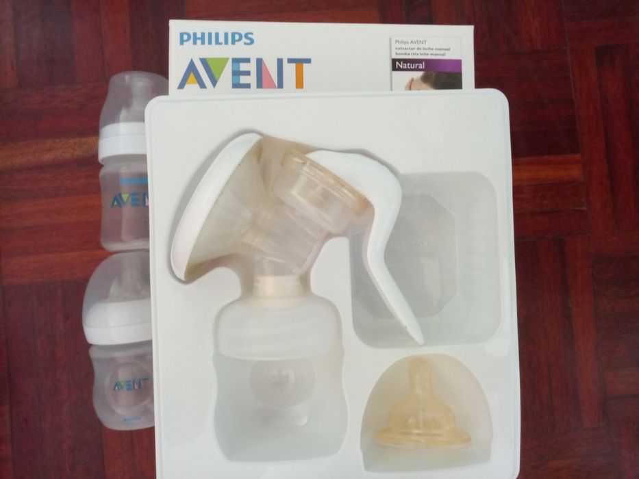 Bomba extratora de leite manual Avent