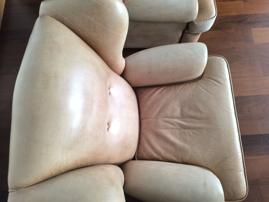 Poltronas de couro