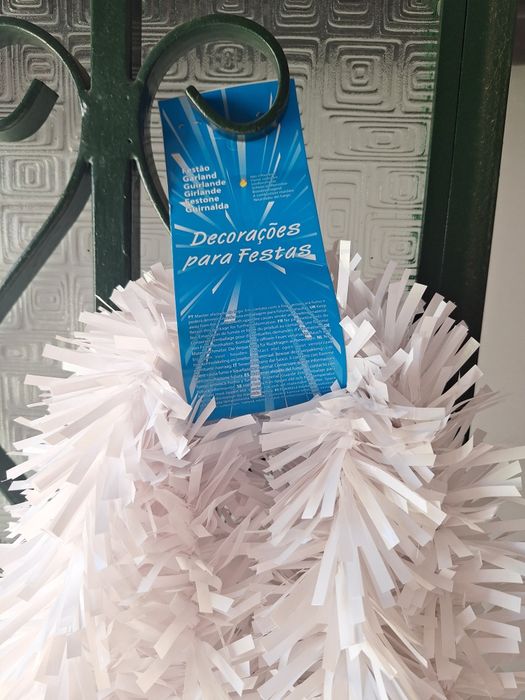 Fitas para Festa - Branco e Amarelo