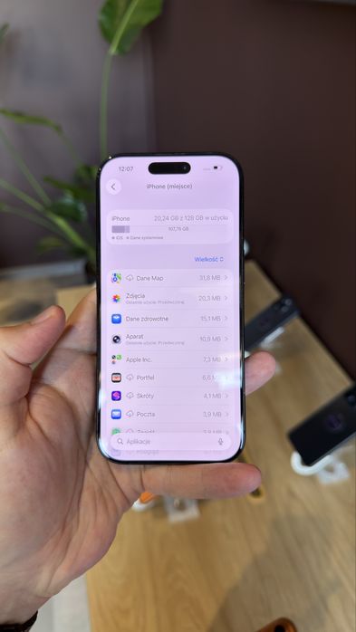 RATY 0% iPhone 16 Pro 128GB Bateria 95% Gwarancja 12Miesiecy!
