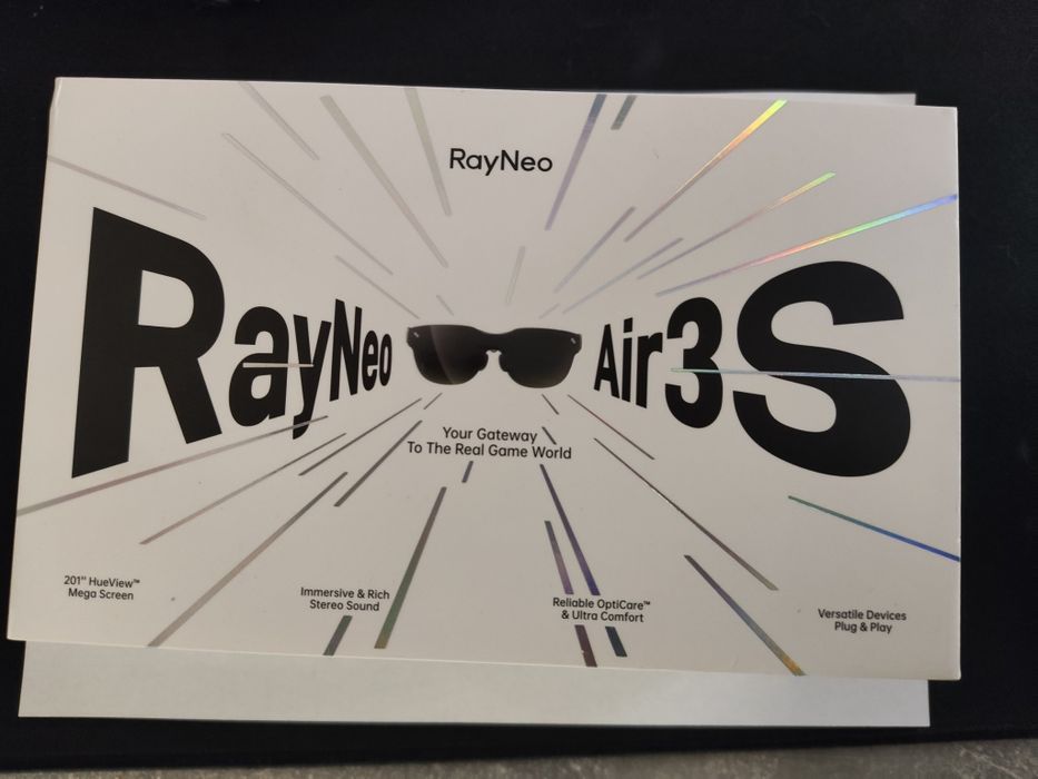 RayNeo Air 3s — XR/AR окуляри, 201" екран, повний комплект