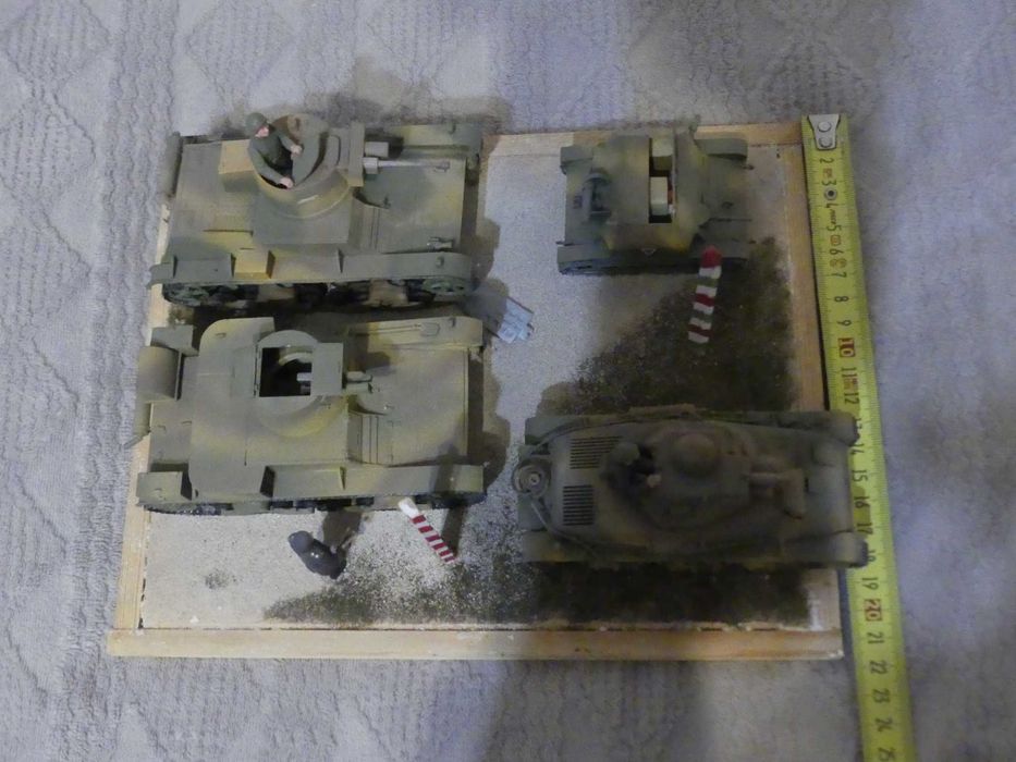 Diorama modelu czołgów wojska polskiego wrzesień 1939