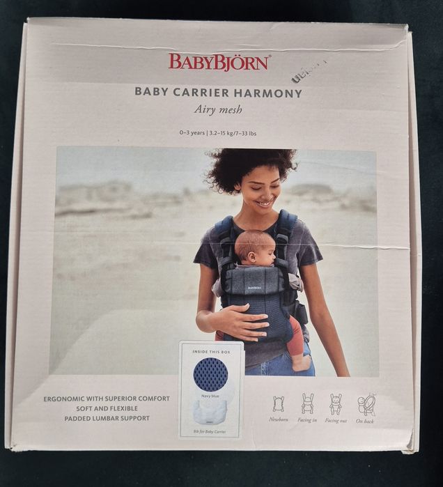 Ergonomiczne nosidło Babybjörn harmony airy mesh