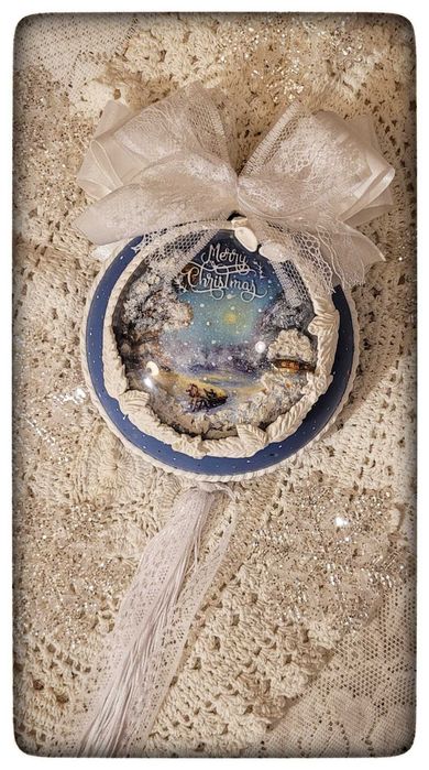 Medalion decoupage