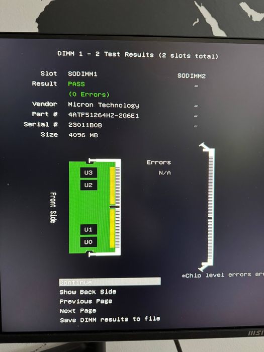 Pamięć RAM Micron DDR4 SO-DIMM 4GB 2666Mz CL19