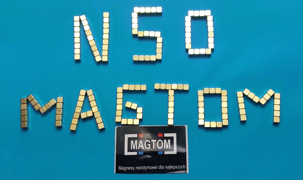 Magnes neodymowy MW 70x40 N50 duży mocny magnesy Magtom