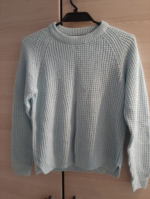 Sweter jasnoniebieski Cropp