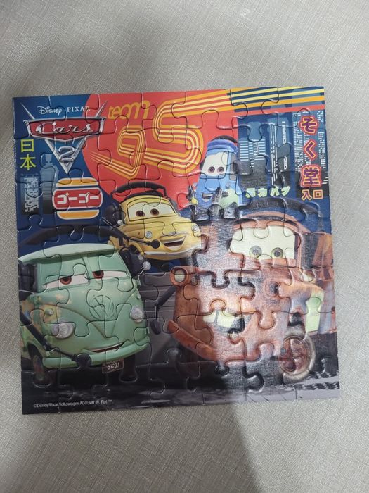 Puzzle 3x49 Disney Pixar Cars 2 Samochody 2