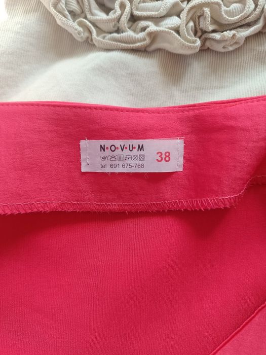 Zwiewna bluzka damska z rękawem 3/4 Novum 38 M