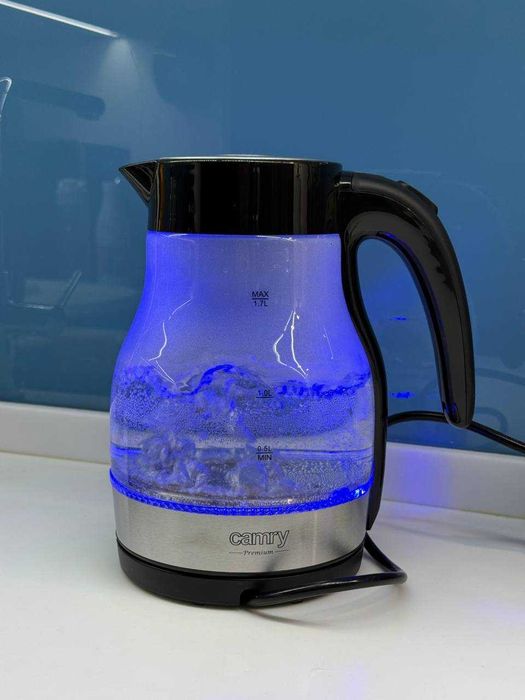 Чайник електричний 1,7 л CR 1300 CAMRY, новий!