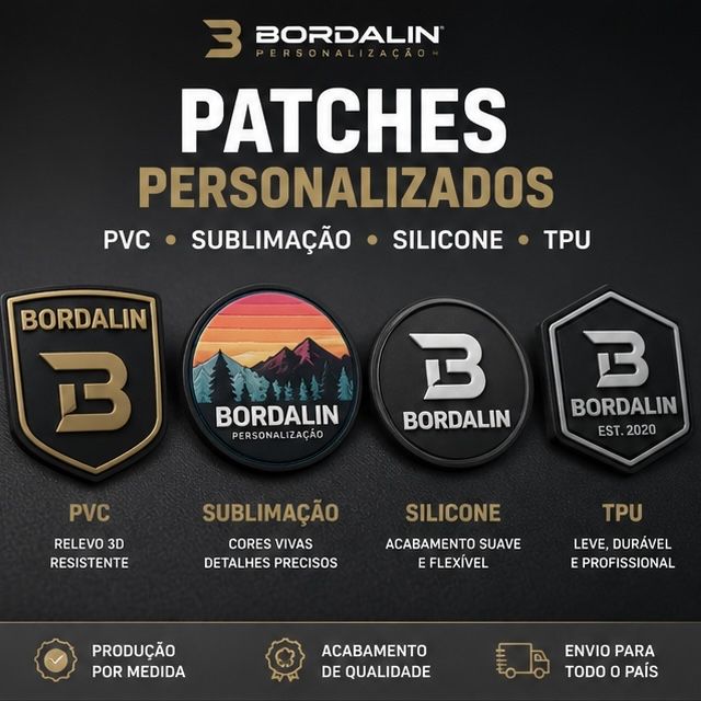 Picagem bordados/ Emblemas PVC, Silicone, TPU, Bordados, etc